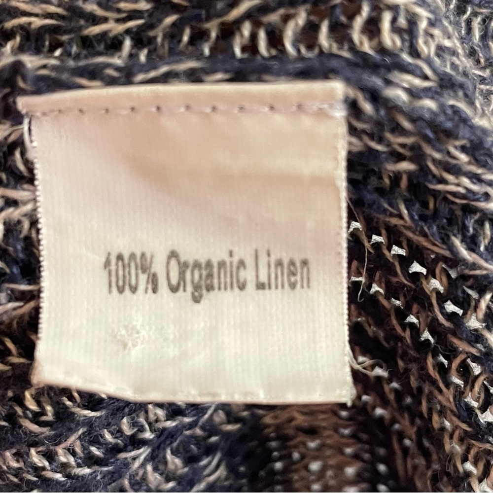 Eileen Fisher Organic Linen Knit Tank, Size S - Picture 6 of 6